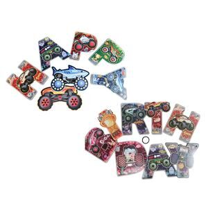 Monster Trucks Happy Birthday Banner/Garland | Party Decoration | 1 Set